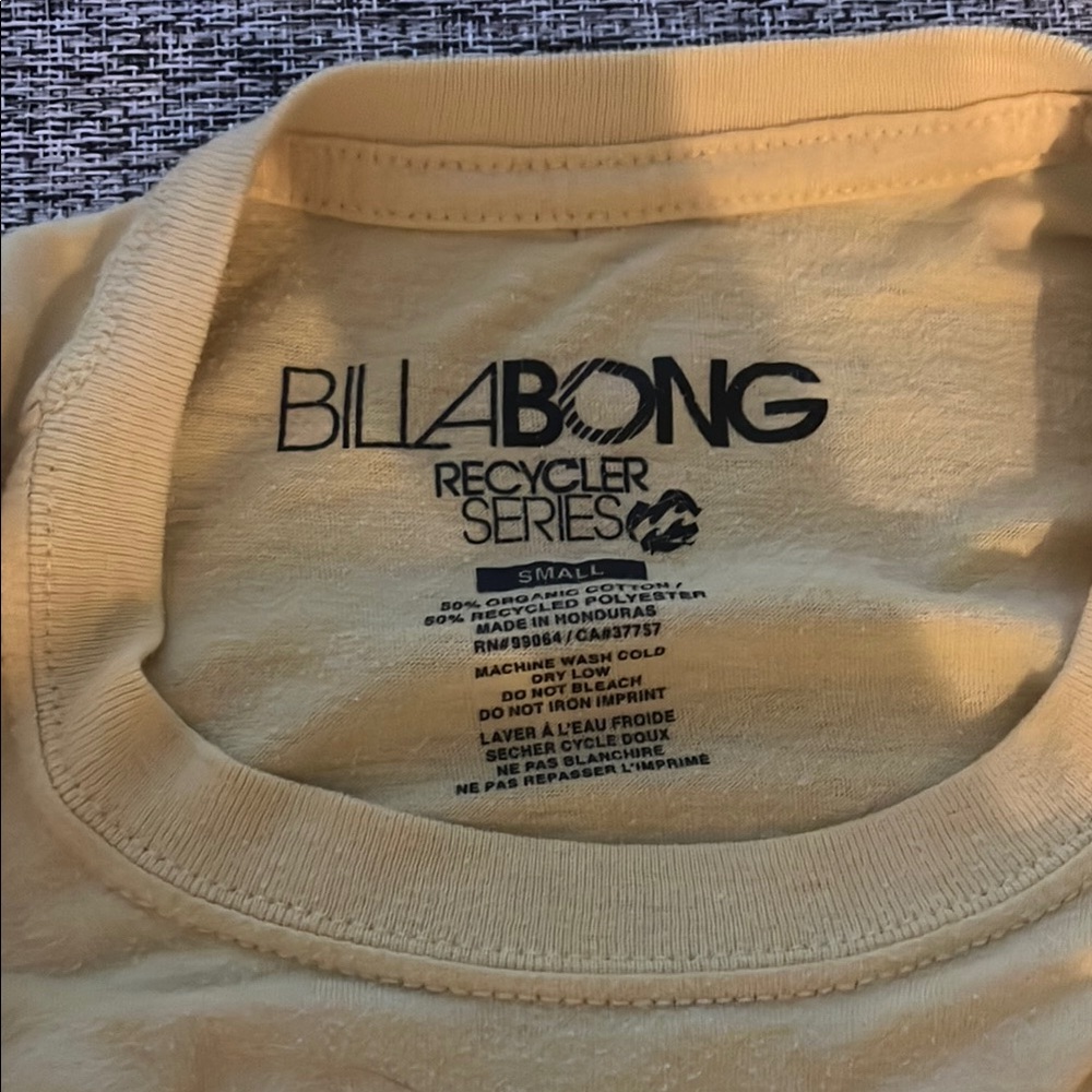 Billabong Yellow Graphic Tee - Picture 2 of 2